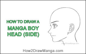 How to Draw Basic Manga Boy Head Face Side View Anime Chibi Kawaii