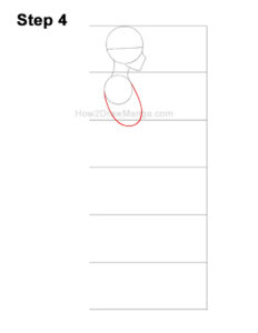 How to Draw a Manga Girl Full Body (Side View) || Step-by-Step Pictures ...
